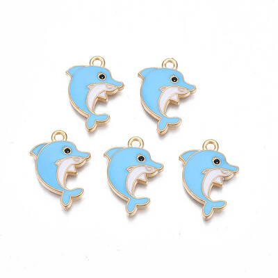 Alloy Enamel Pendants