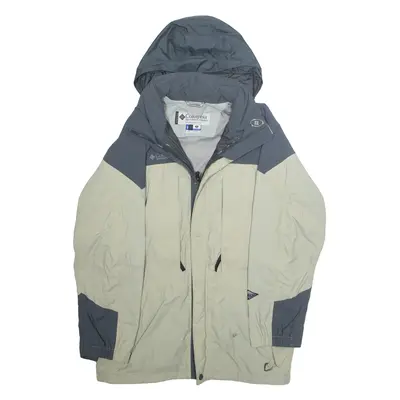 COLUMBIA Mens Jacket Green Hooded S