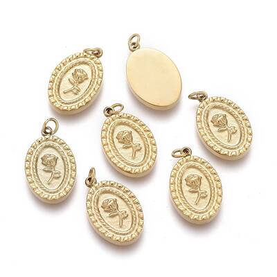 Valentine's Day Ion Plating(IP) 316 Surgical Stainless Steel Charms