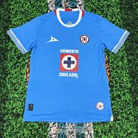 2425 CRUZ AZUL Home Short Sleeve Top Retro Soccer Jerseys Quick Dry Fans Version LIGA MX