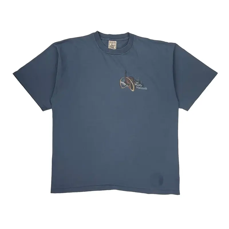 Mammoth Alore Graphic T-Shirt - 2XL Blue Cotton