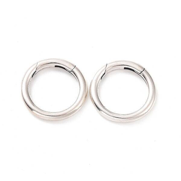 925 Sterling Silver Spring Gate Rings