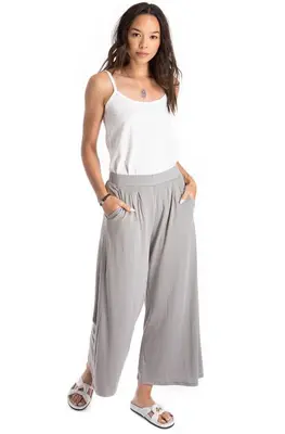 wide leg pant - grey | Size: medium