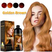 toae 3-1 BROWN Hair Dye Shampoo, Herbal Ingredients Brown Hair Color Shampoo for Gray Hair Instant Hair Dye Shampoo for Men &...