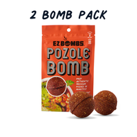 EZ BOMBS Pozole Bombs - Pack of 2 Bombs - Authentic Mexican Pozole Seasoning Spice Bomb Flavor for Home Cooking - Traditional...
