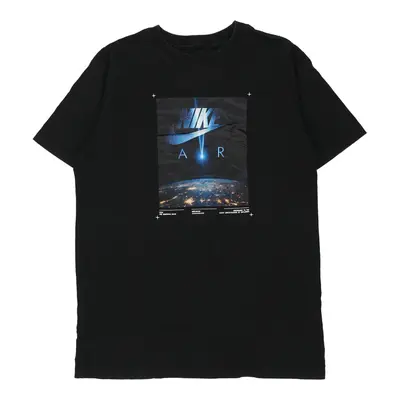 Age 10 Nike Graphic T-Shirt - XL Black Cotton