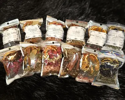 Intention Simmer Pots - Natural Aromatherapy Flower Packet Scented