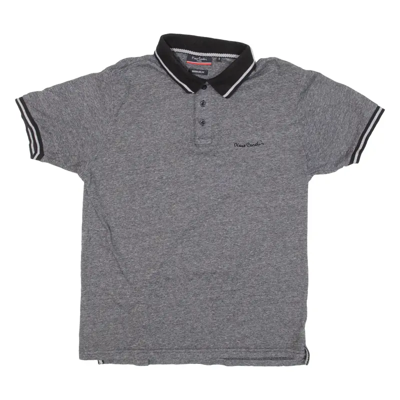 PIERRE CARDIN Mens Polo Shirt Grey S