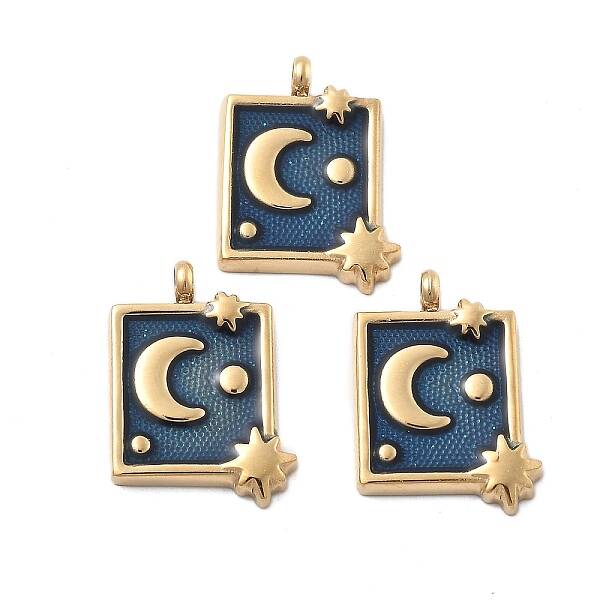 304 Stainless Steel Enamel Pendants