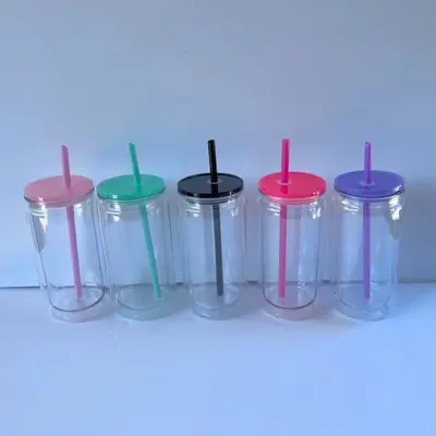 16oz Plastic Snow Globe 5pk