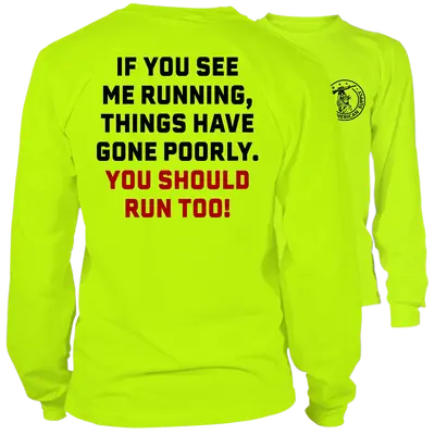 Run - Long Sleeve Hi-Vis T-Shirt