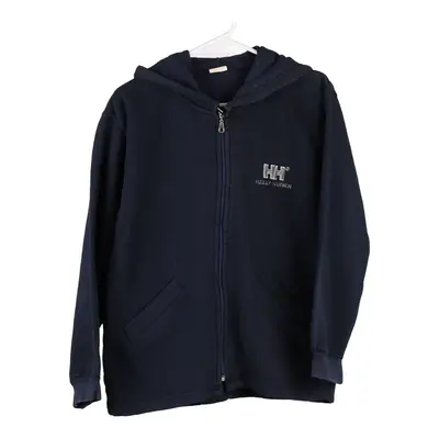 Helly Hansen Hoodie - Small Navy Cotton