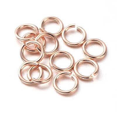 Eco-Friendly PVD Vacuum Plating & Long-Lasting Plated Brass Open Jump Rings