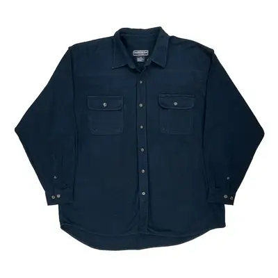 Susquehanna Trail Flannel Shirt - XL Blue Cotton