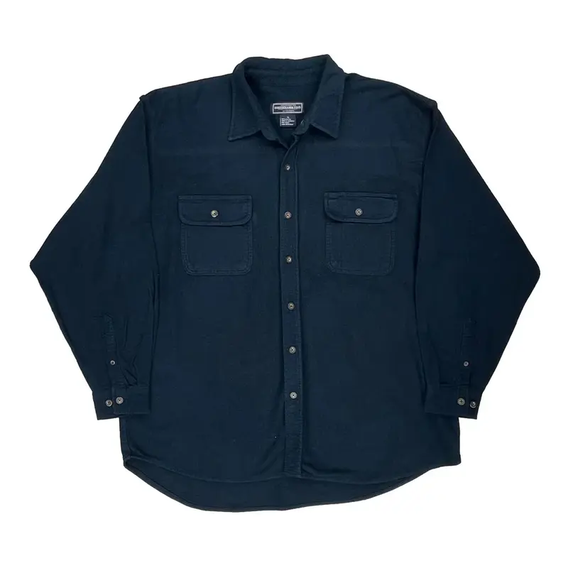 Susquehanna Trail Flannel Shirt - XL Blue Cotton