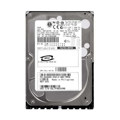 0H4888 Dell 36GB Ultra-320 SCSI 10000 3.5-inch Hard Drive