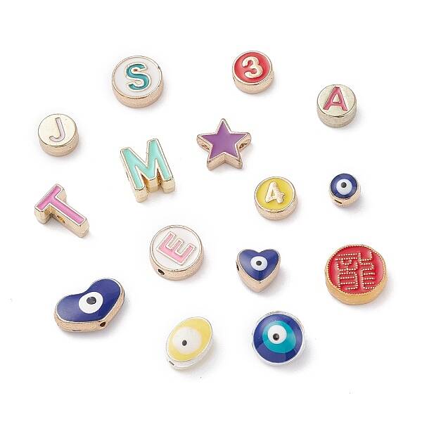 Alloy Enamel Beads