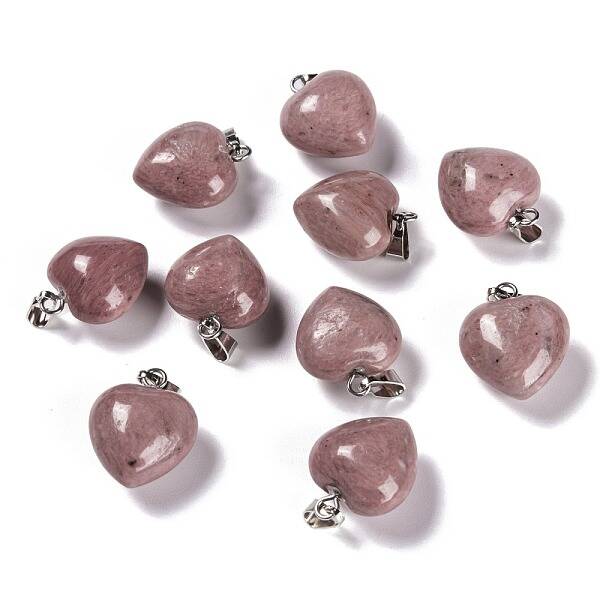 Natural Rhodonite Pendants