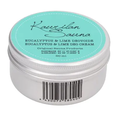 Kaurilan sauna Vegan Deodorant Cream Eucalyptus and Lime (50 ml)
