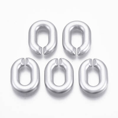 Spray Painted CCB Plastic Linking Rings