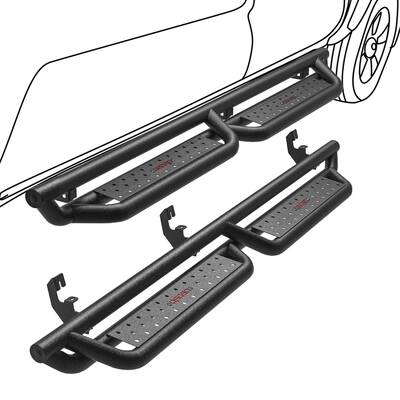 OEDRO Running Boards for 2015-2025 Chevy Colorado Crew Cab /2015-2025 GMC Canyon Crew Cab,  Powder Coated All-Steel Drop Side...