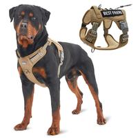 AUROTH Tactical Dog Harness for Small to Large Dogs , Durable Reflective Dog Harness, Easy to Control, Large Dogs No Pull Adj...
