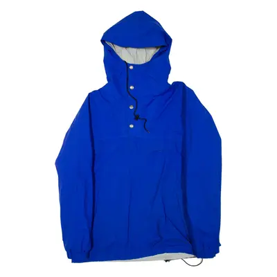 WOOLRICH Mens Pullover Jacket Blue Hooded L