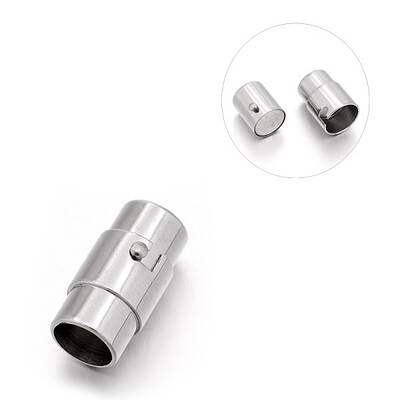 Tarnish Resistant Smooth 304 Stainless Steel Column Locking Tube Magnetic Clasps