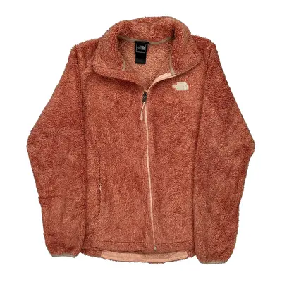 The North Face Fleece Jacket - Medium Orange Polyester