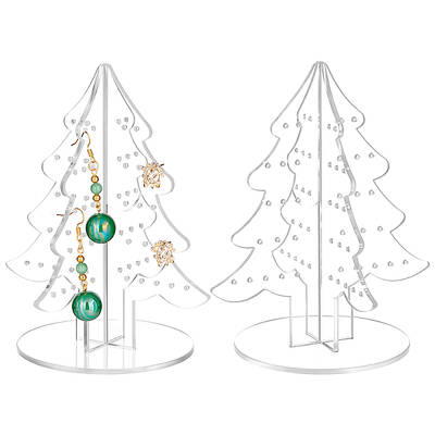 Christmas Tree Acrylic Earring Display Stands