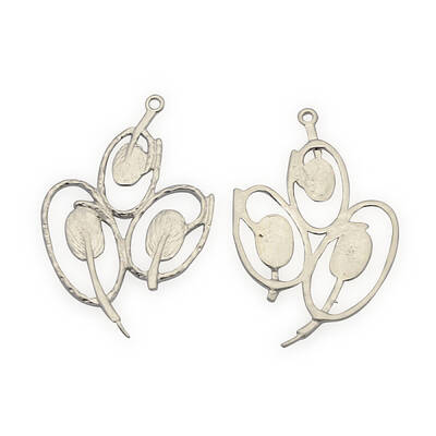 Brass Flower Pendants