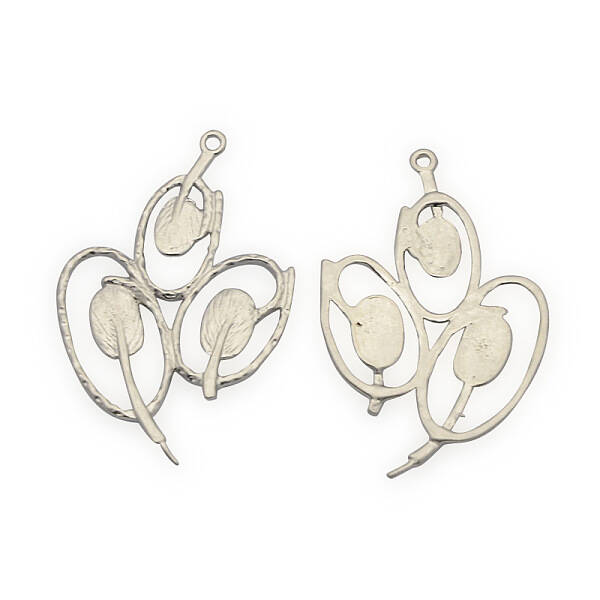 Brass Flower Pendants