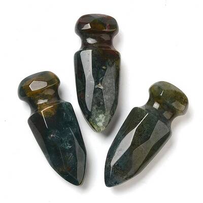 Natural Indian Agate Craved Sword Model Ornament
