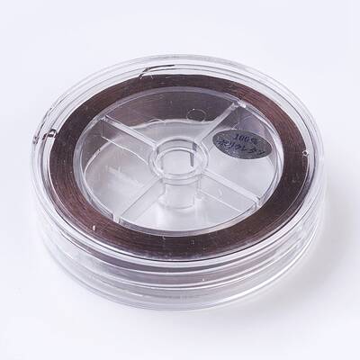 Flat Elastic Crystal String