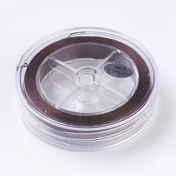 Flat Elastic Crystal String