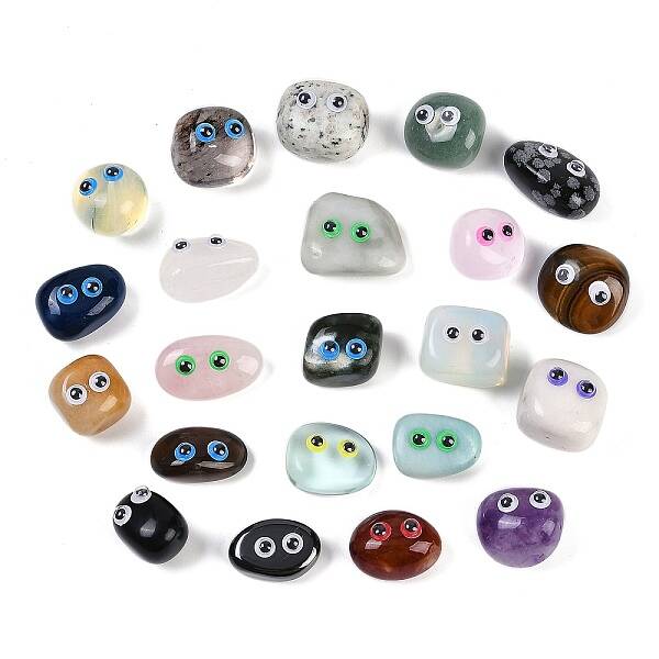 Natural Mixed Gemstone Figurines