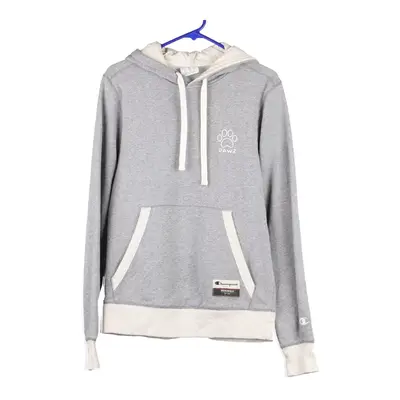 Champion Hoodie - Small Grey Cotton