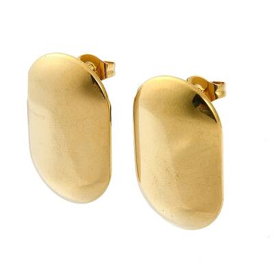 Ion Plating(IP) 201 Stainless Steel Stud Earrings