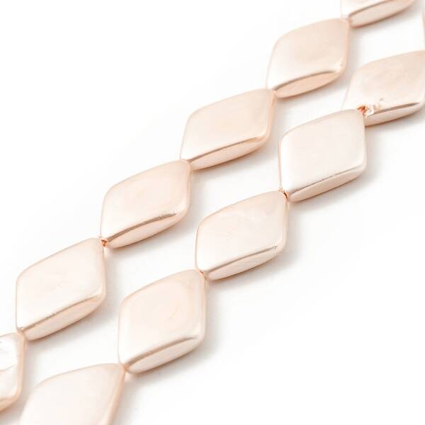 Electroplated Shell Pearl Beads Strands