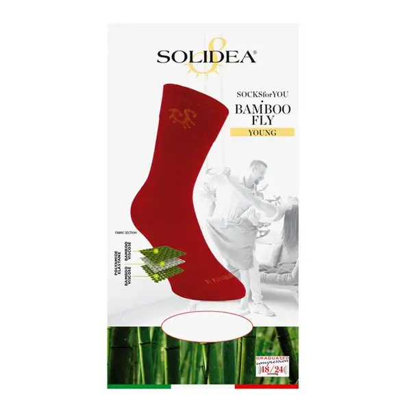 Solidea Socks For You Bamboo Fly Young Compression 18 24mmHg Navy Blue 1S