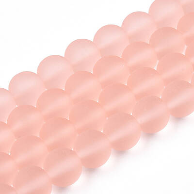 Transparent Glass Beads Strands
