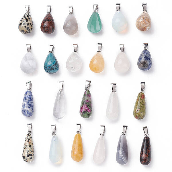 Natural/Synthetic Gemstone Pendants