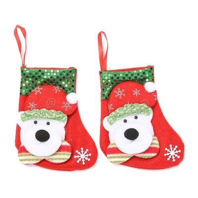Cloth Hanging Christmas Stocking