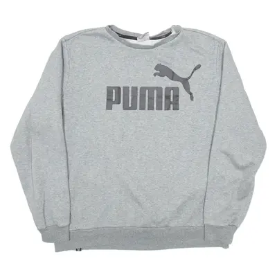 PUMA Mens Sweatshirt Grey XL