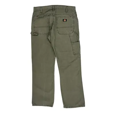 Dickies Double Knee Carpenter Trousers - 34? Waist Grey Cotton