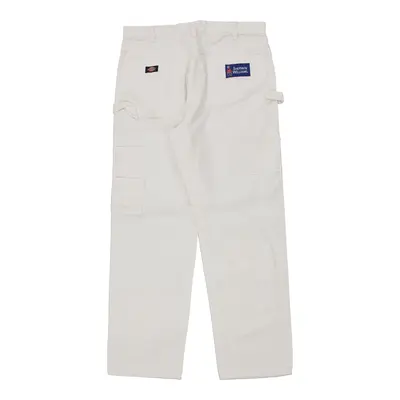Dickies Carpenter Trousers - 34W 30L White Cotton