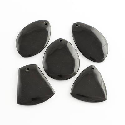 Natural Obsidian Pendants