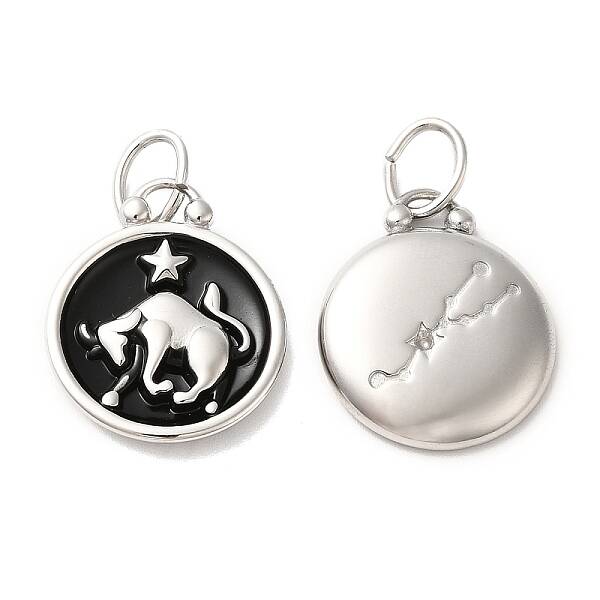 304 Stainless Steel Enamel Pendants