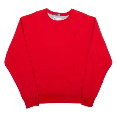 CHAMPION Mens Sweatshirt Red M