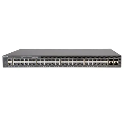 ICX8200-48P Ruckus Networks ICX 8200 48 x Ports PoE+ 10/100/1000Base-T + 4 x Ports 25GbE SFP28 Stacking Rack-mountable Manage...